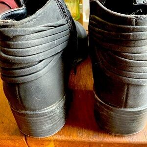 Women’s Black Leather Ankle Boots